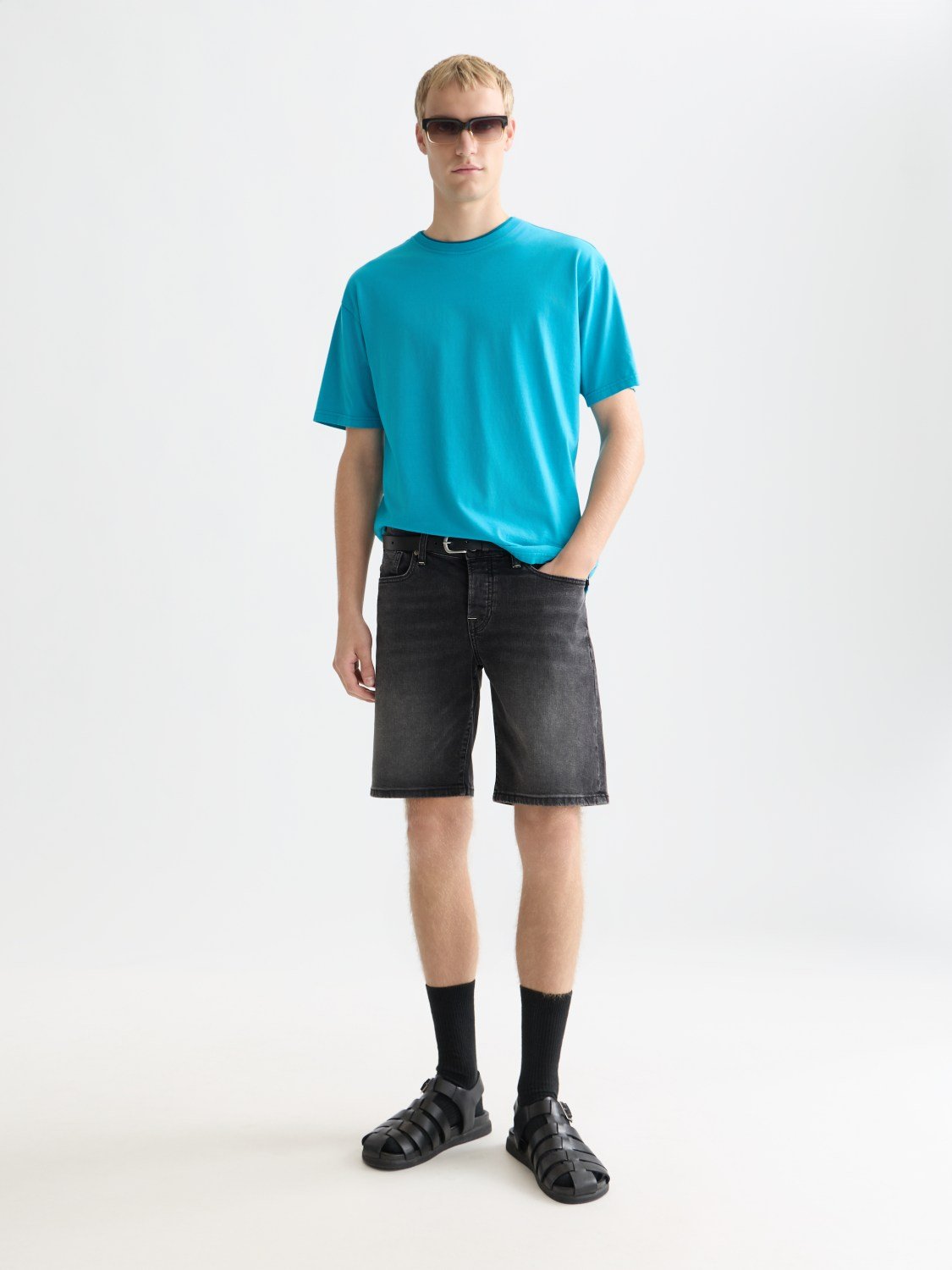 3 Crosses Garment Dye Relaxed Fit T-Shirt - Scotch & Soda South Africa
