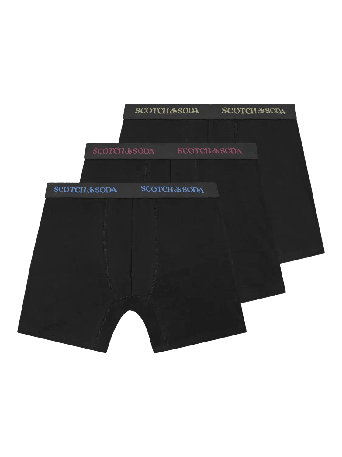 3Pk Mens Cotton Stretch Boxer Brief - Scotch & Soda South Africa