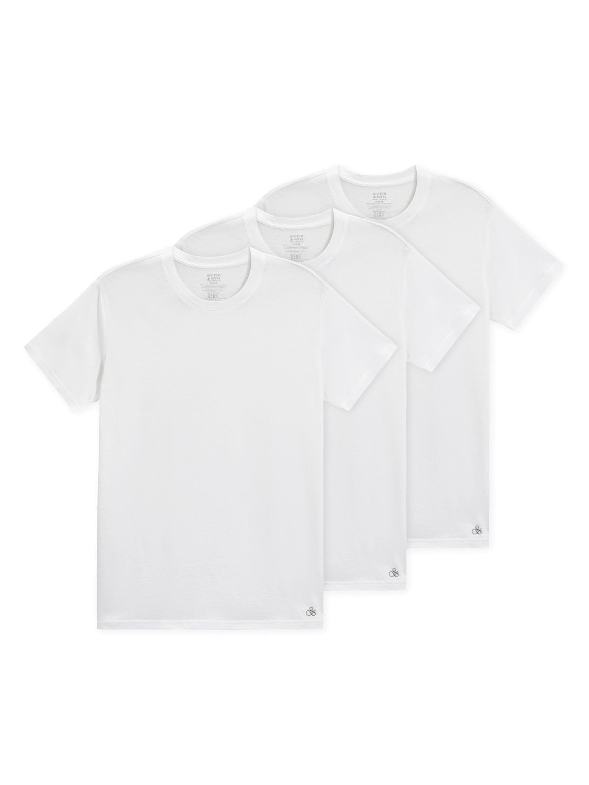 3Pk Mens Ultra Soft Crew Neck Tee - Scotch & Soda South Africa