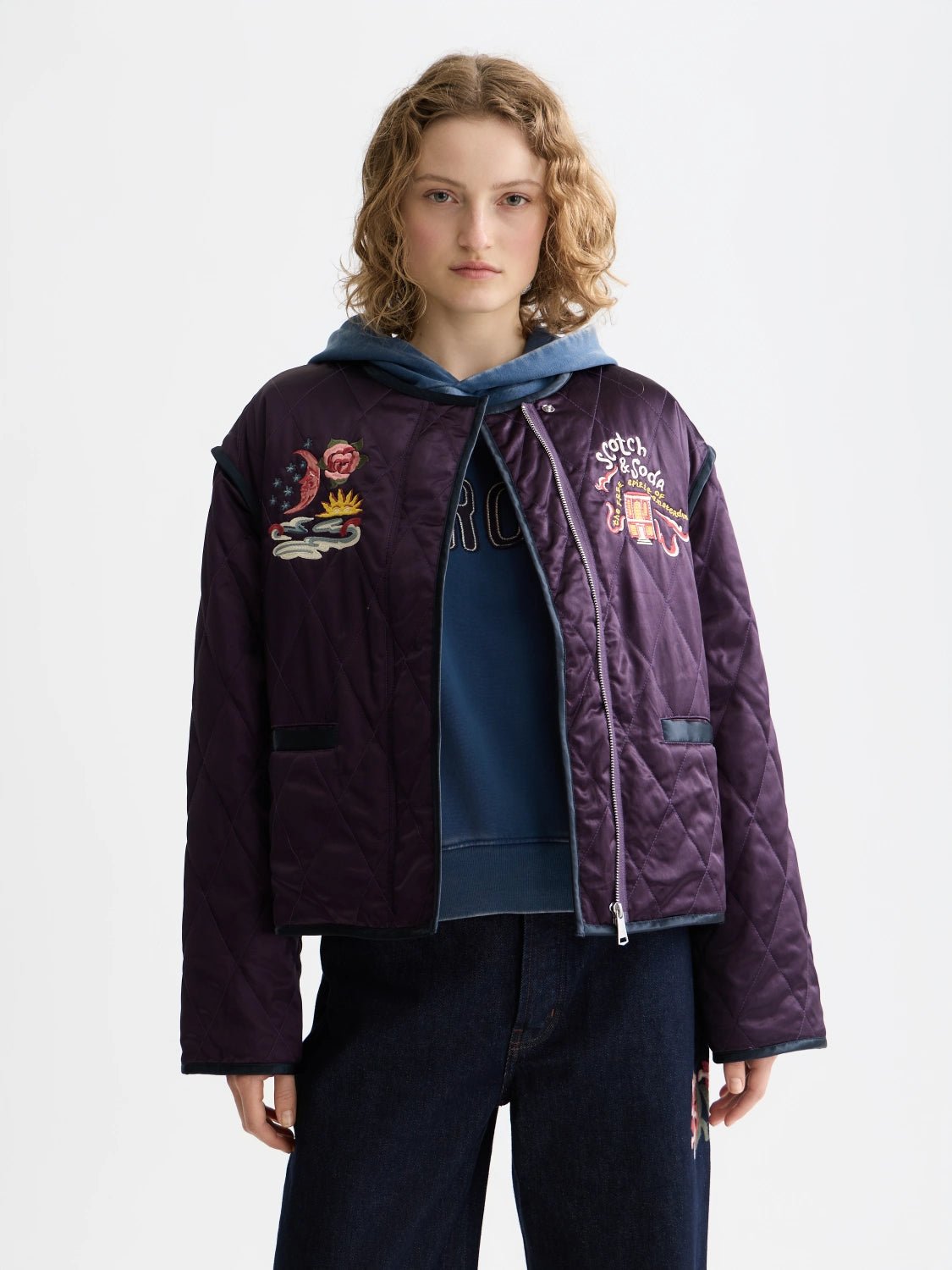 40 Years Embroidered Souvenir Jacket - Scotch & Soda South Africa
