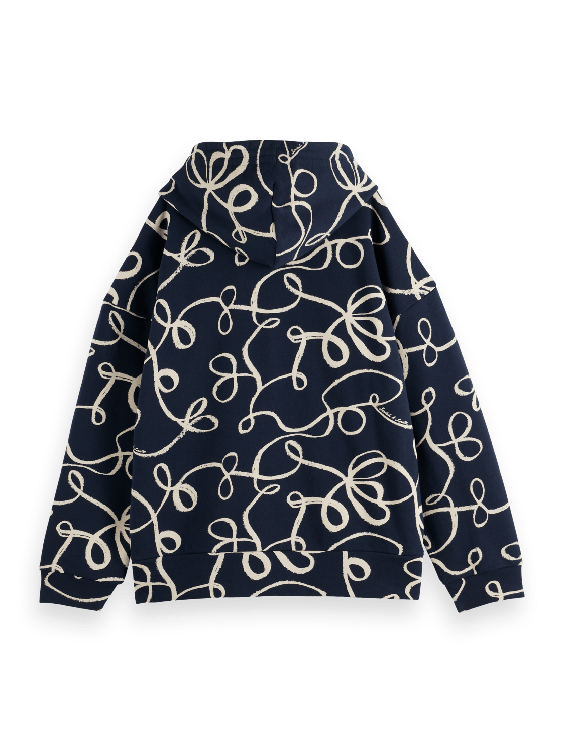 All Over Printed Hoodie - Scotch & Soda South Africa
