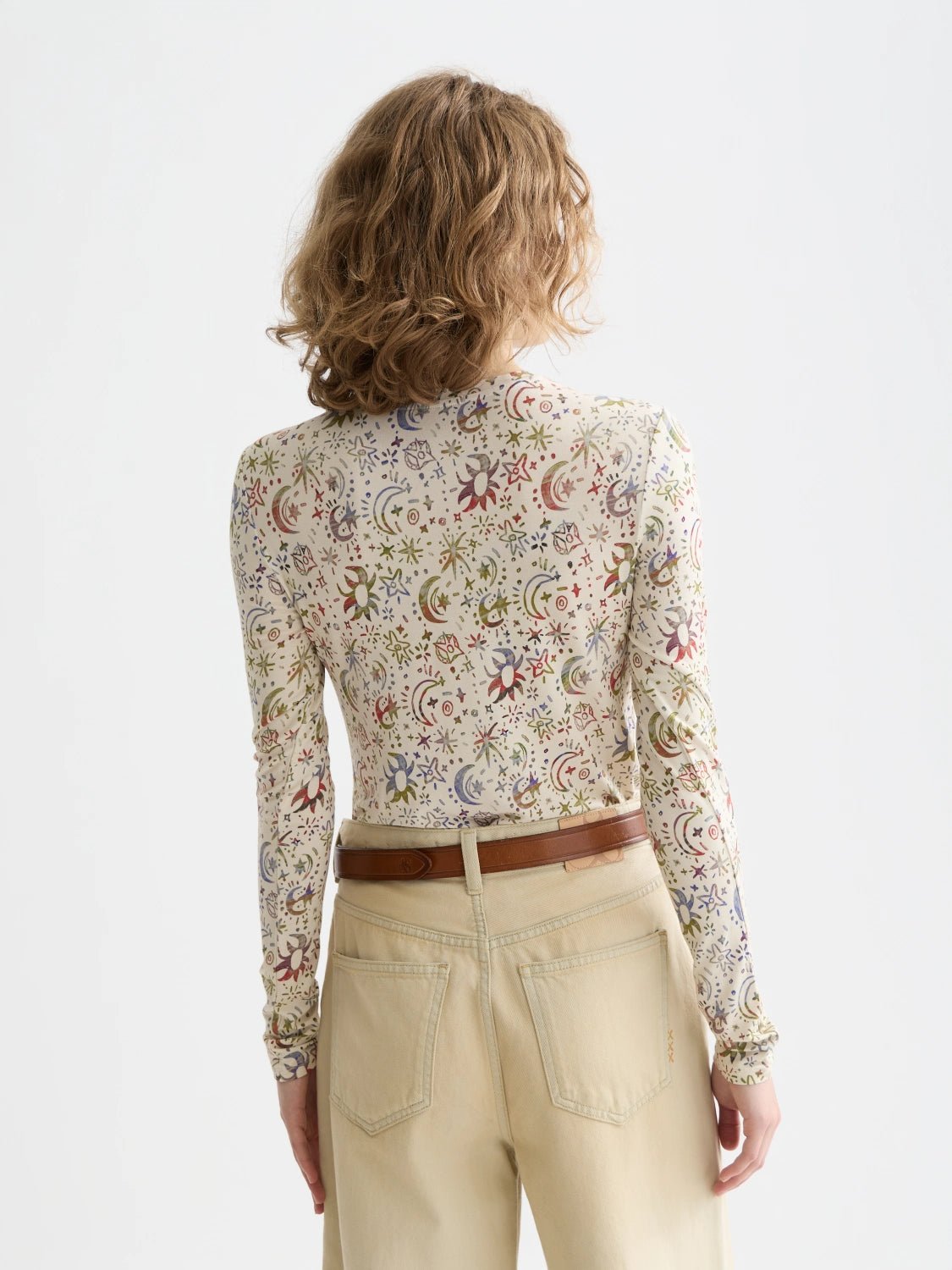 All Over Printed Long Sleeve T-Shirt - Scotch & Soda South Africa