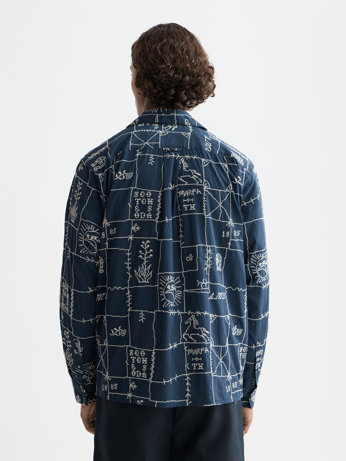 Allover Embroidered Shirt - Scotch & Soda South Africa
