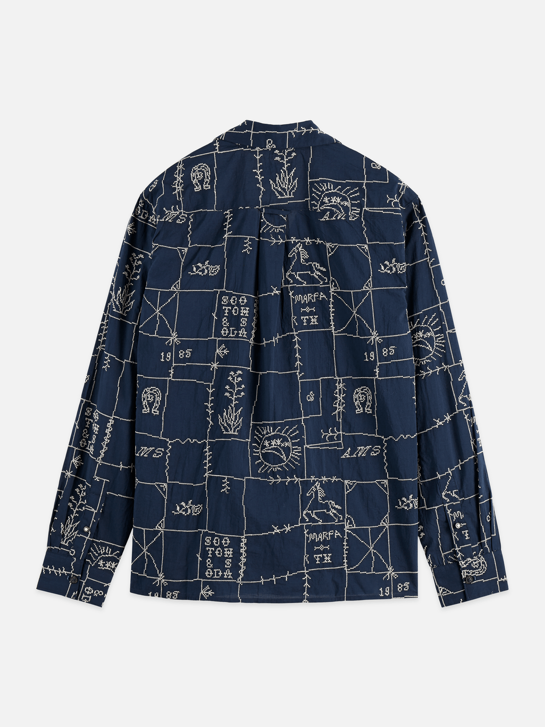 Allover Embroidered Shirt - Scotch & Soda South Africa