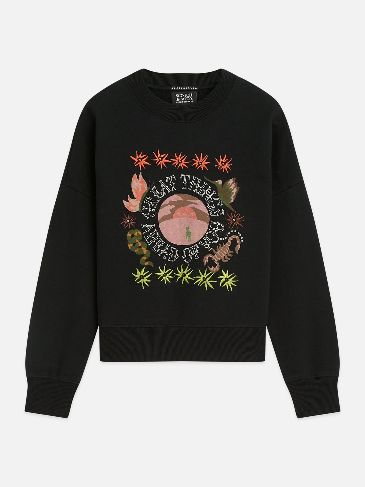 Artwork Relaxed-Fit Sweatshirt - Scotch & Soda South Africa