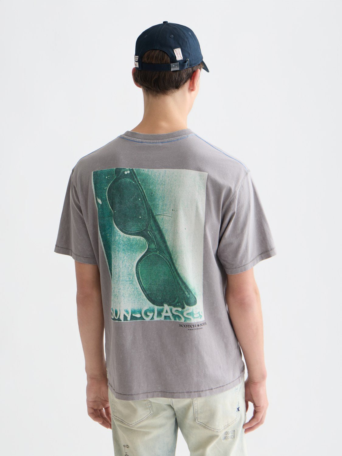 Basquiat Front And Back Artwork Relaxedfit Tshirt - Scotch & Soda South Africa