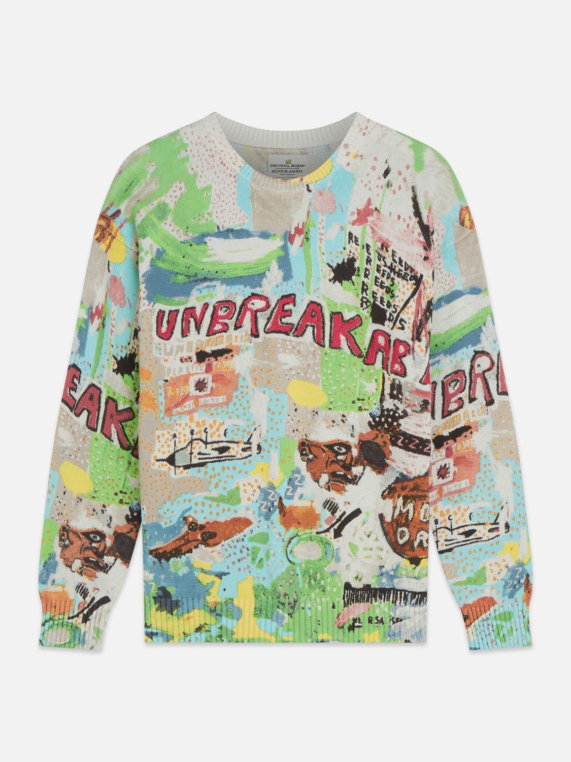 Basquiat Printed Loosefit Pullover - Scotch & Soda South Africa