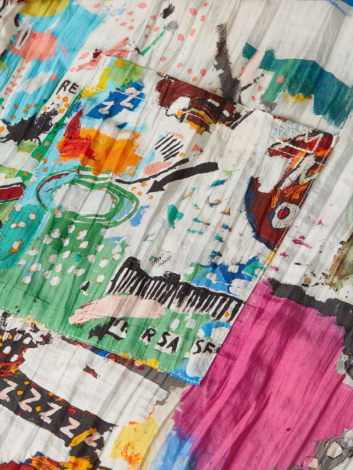 Basquiat Printed Relaxedfit Shortsleeved Shirt - Scotch & Soda South Africa