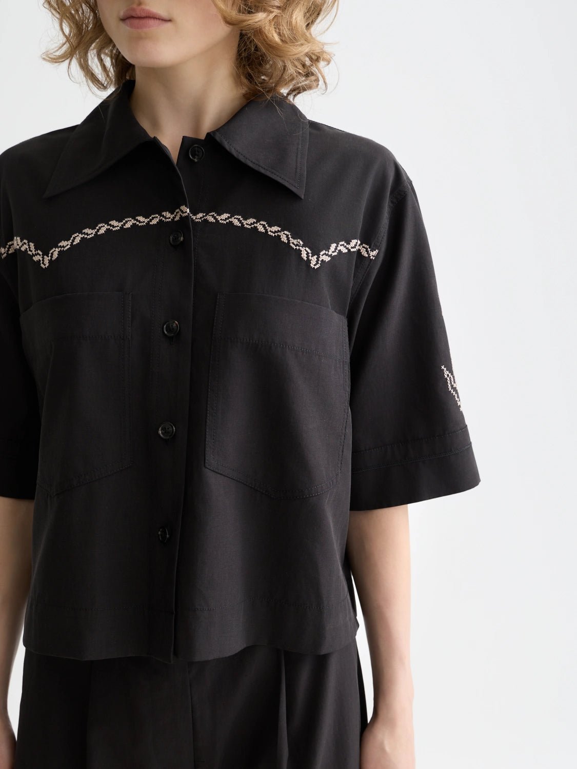Boxy Short Sleeve Shirt - Scotch & Soda South Africa