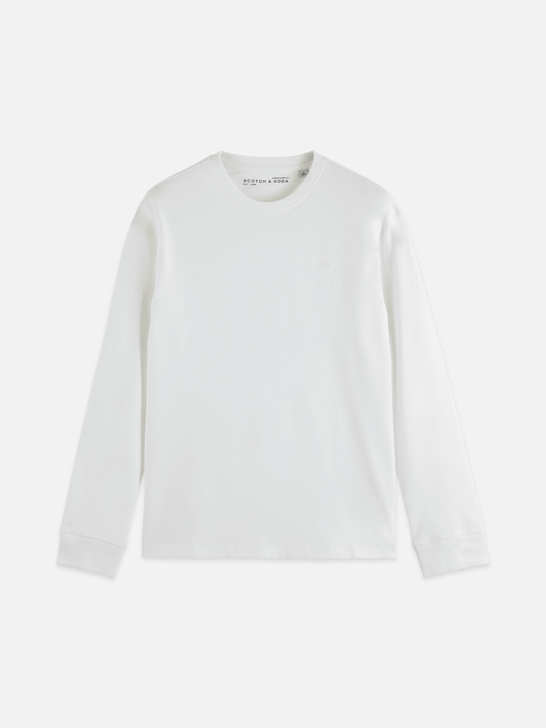 Chest Logo Regular-Fit Long-Sleeved T-Shirt - Scotch & Soda South Africa