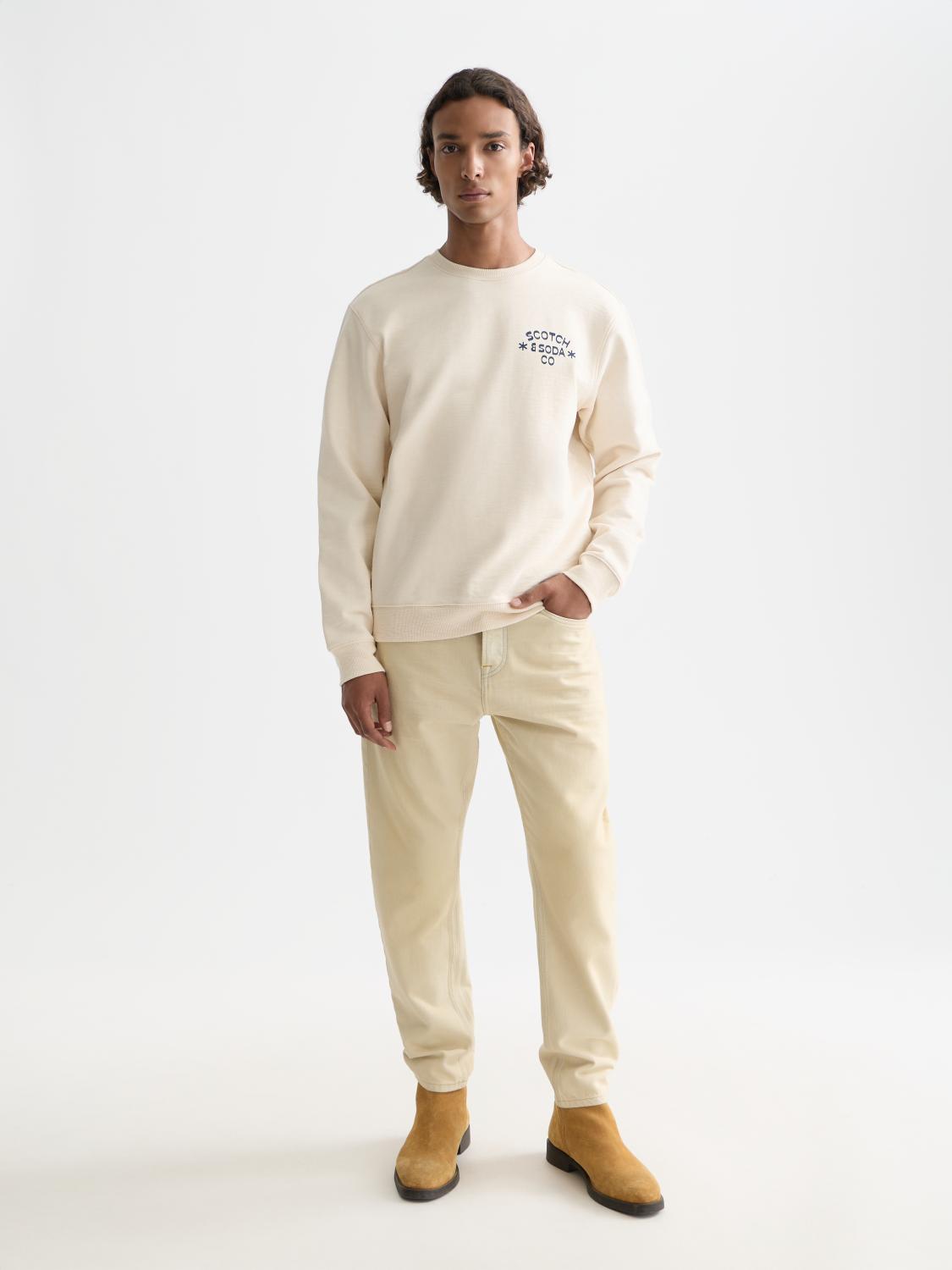 Chest Logo Regular-Fit Sweatshirt - Scotch & Soda South Africa