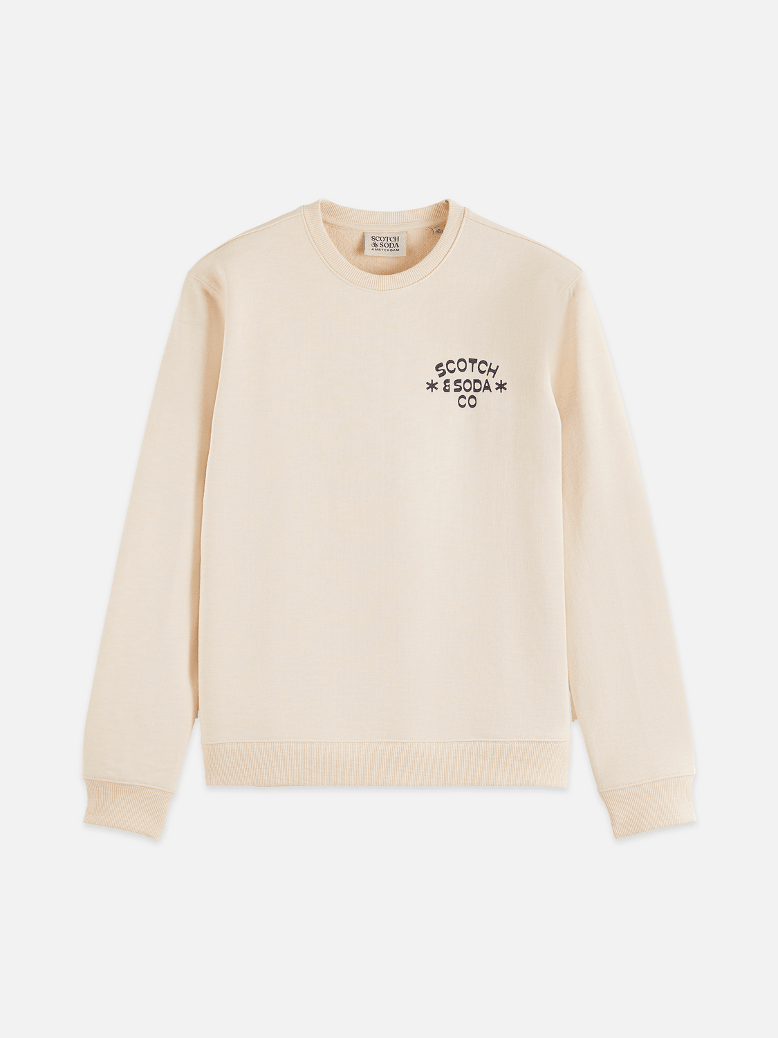 Chest Logo Regular-Fit Sweatshirt - Scotch & Soda South Africa