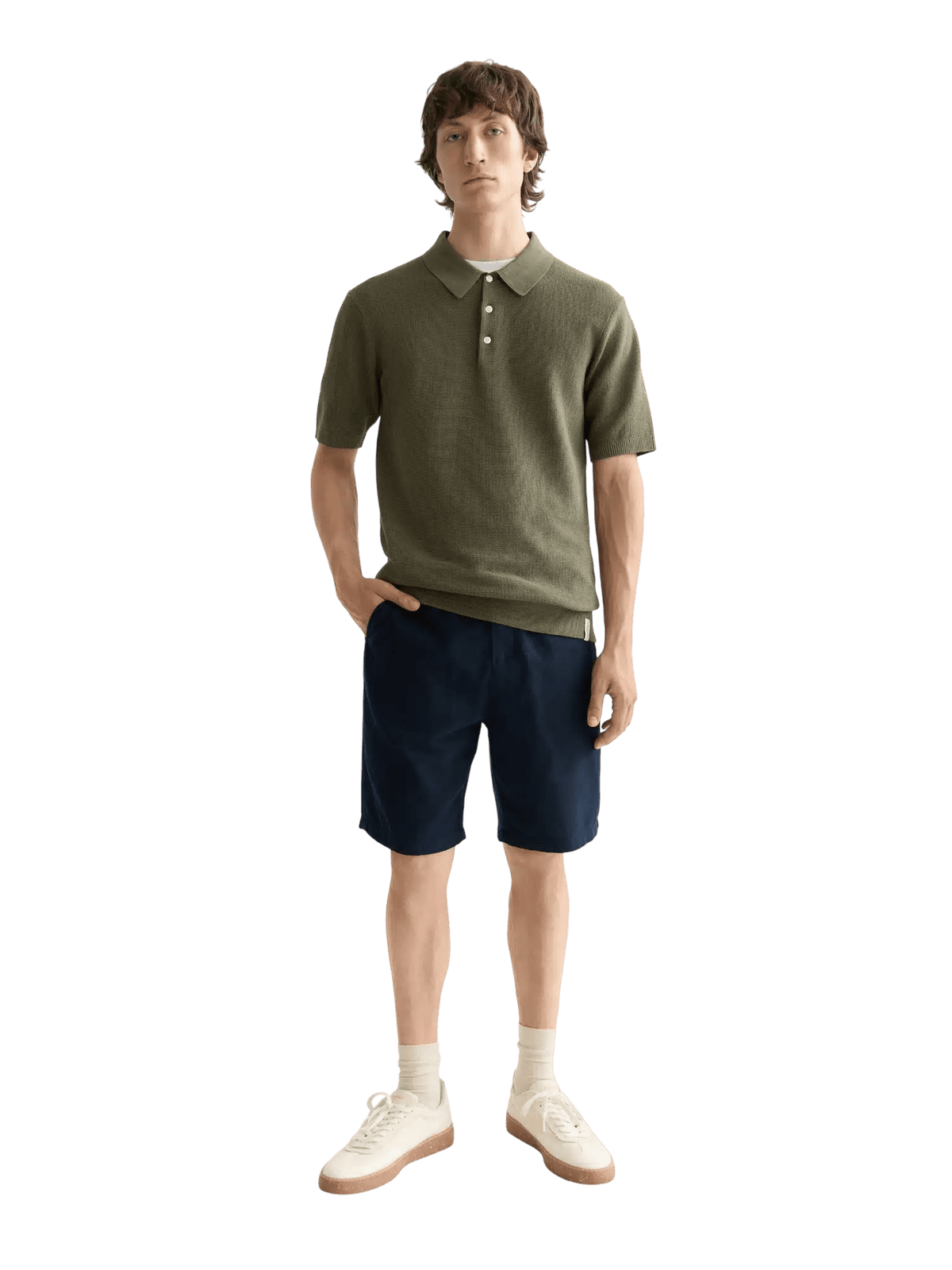 Core - Fave - Cotton-Linen Twill Bermuda Short - Scotch & Soda South Africa