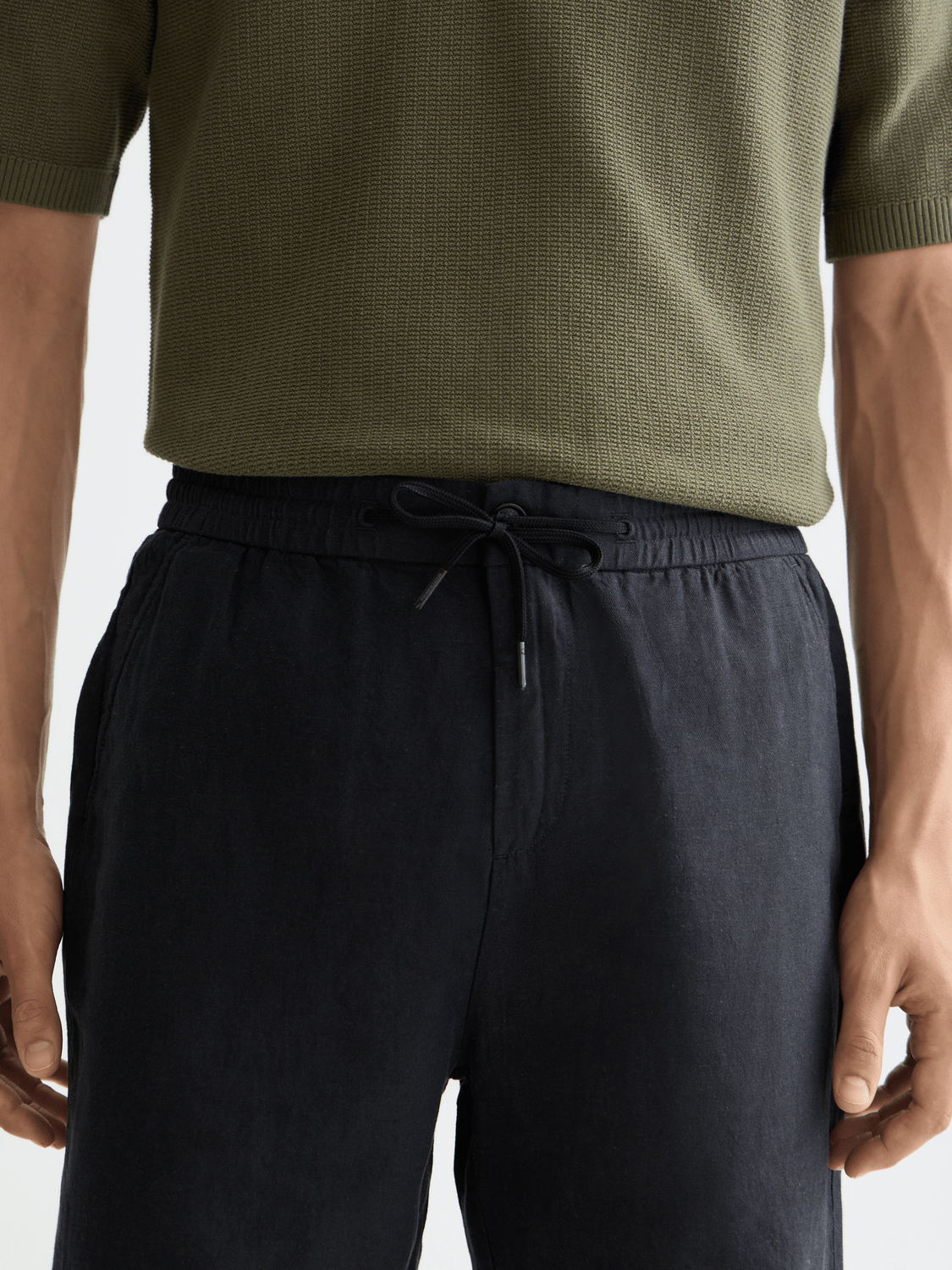 Core - Fave - Cotton-Linen Twill Bermuda Short - Scotch & Soda South Africa