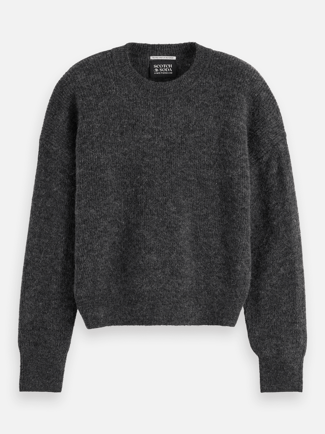 Core Fuzzy Crew Neck Pullover - Scotch & Soda South Africa