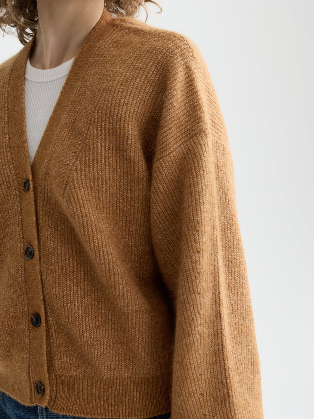 Core Fuzzy Relaxed Cardigan - Scotch & Soda South Africa