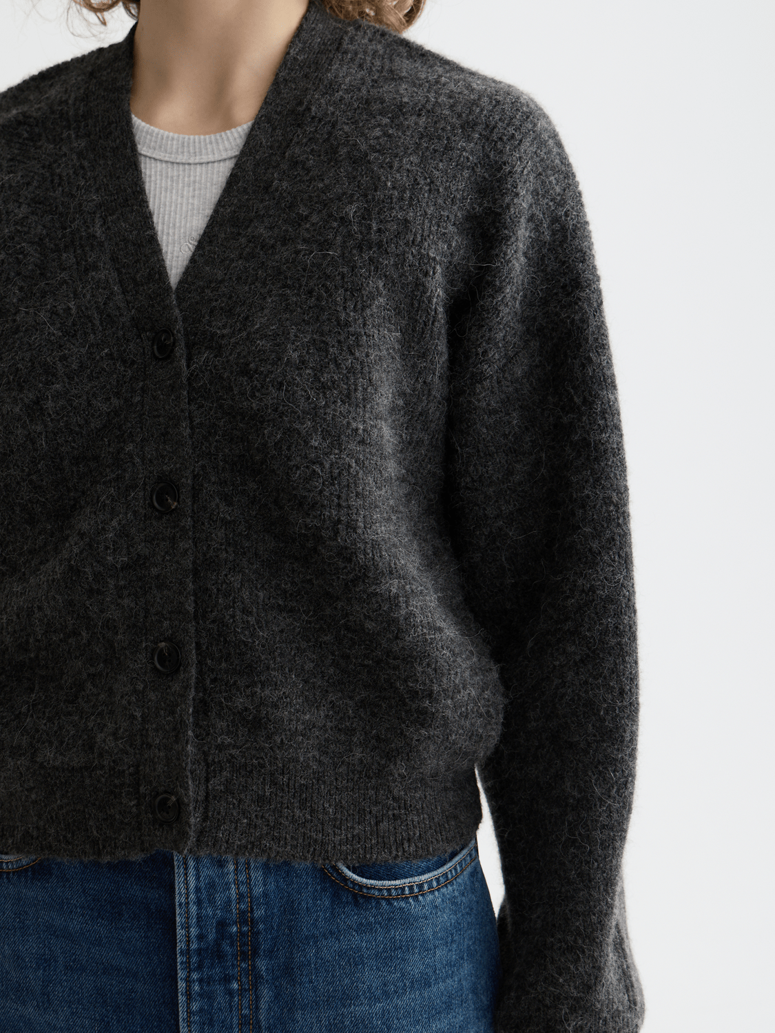 Core Fuzzy Relaxed Cardigan - Scotch & Soda South Africa
