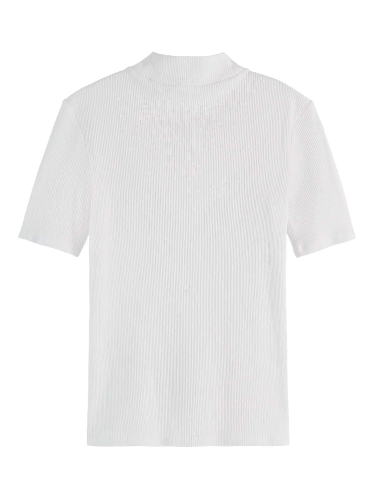 Core Mock Neck Rib T-Shirt - Scotch & Soda South Africa
