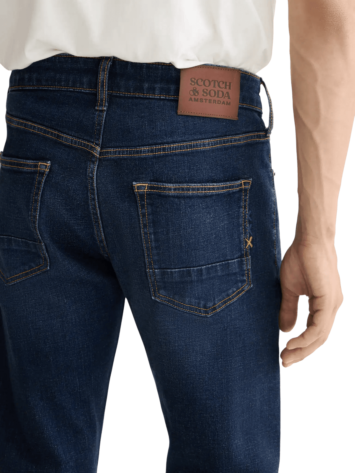 Core Ralston Regular Slim Jeans Beaten Blue - Scotch & Soda South Africa