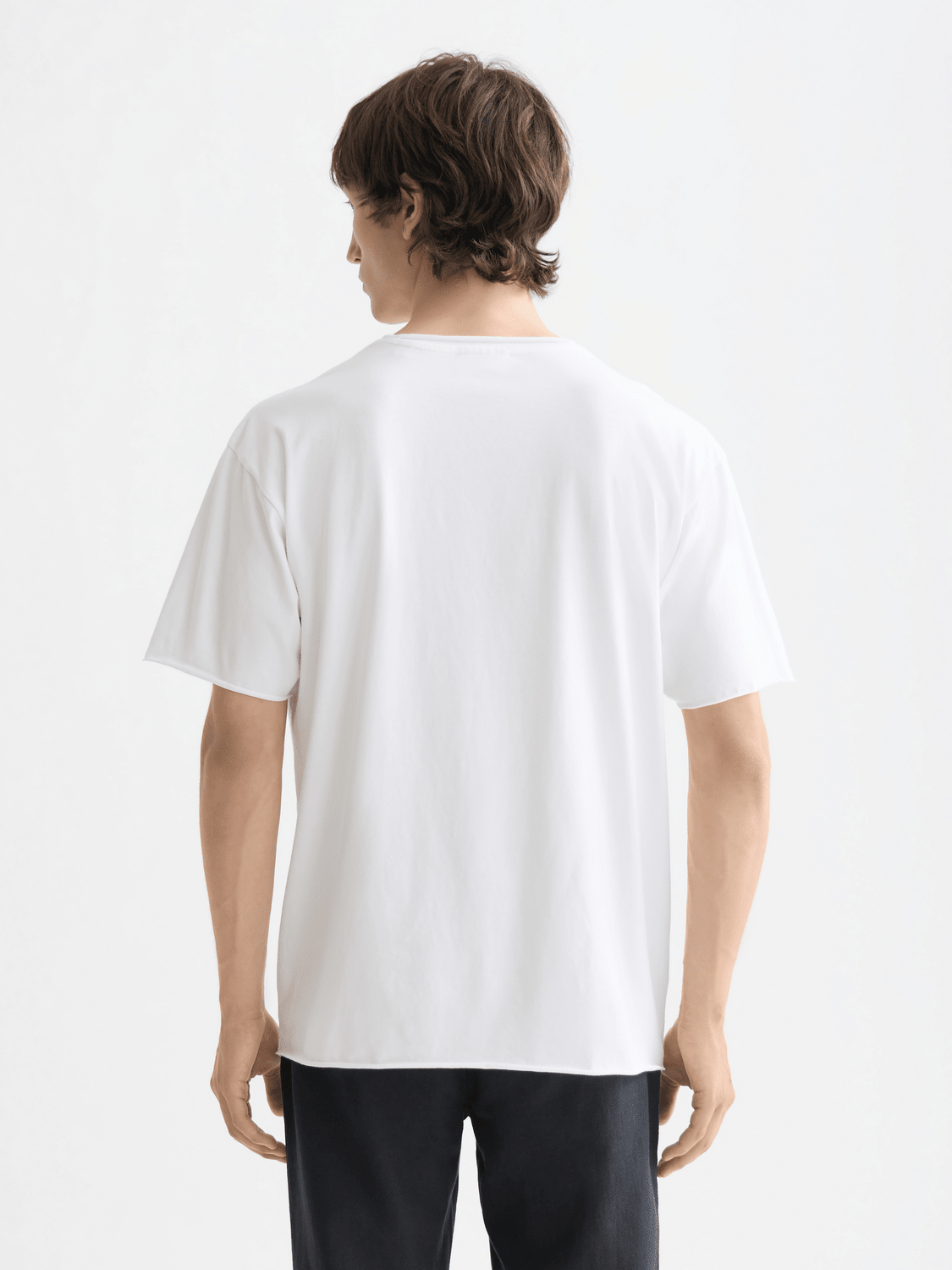 Core Raw-Edged Relaxed-Fit Garment-Dyed T-Shirt - Scotch & Soda South Africa