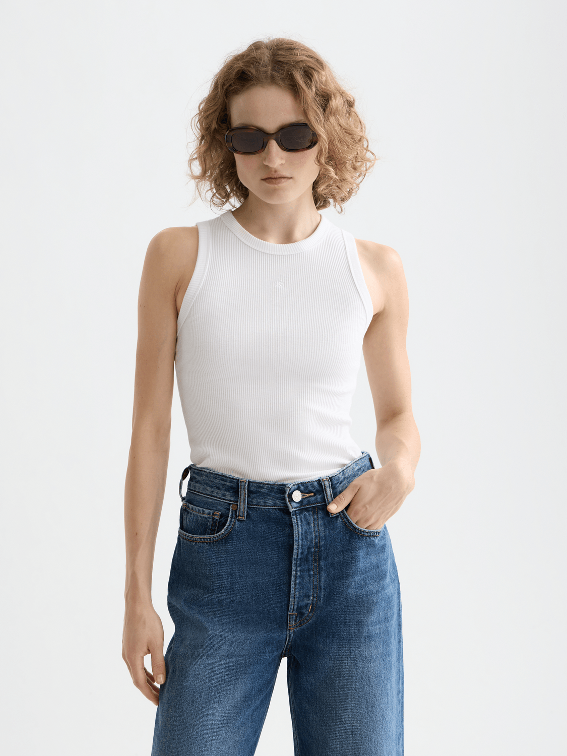 Core Rib Racer Tank - Scotch & Soda South Africa