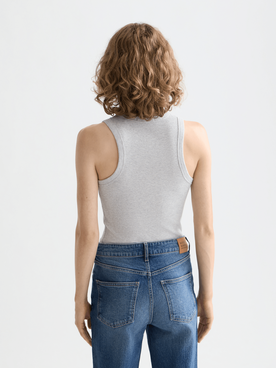 Core Rib Racer Tank - Scotch & Soda South Africa
