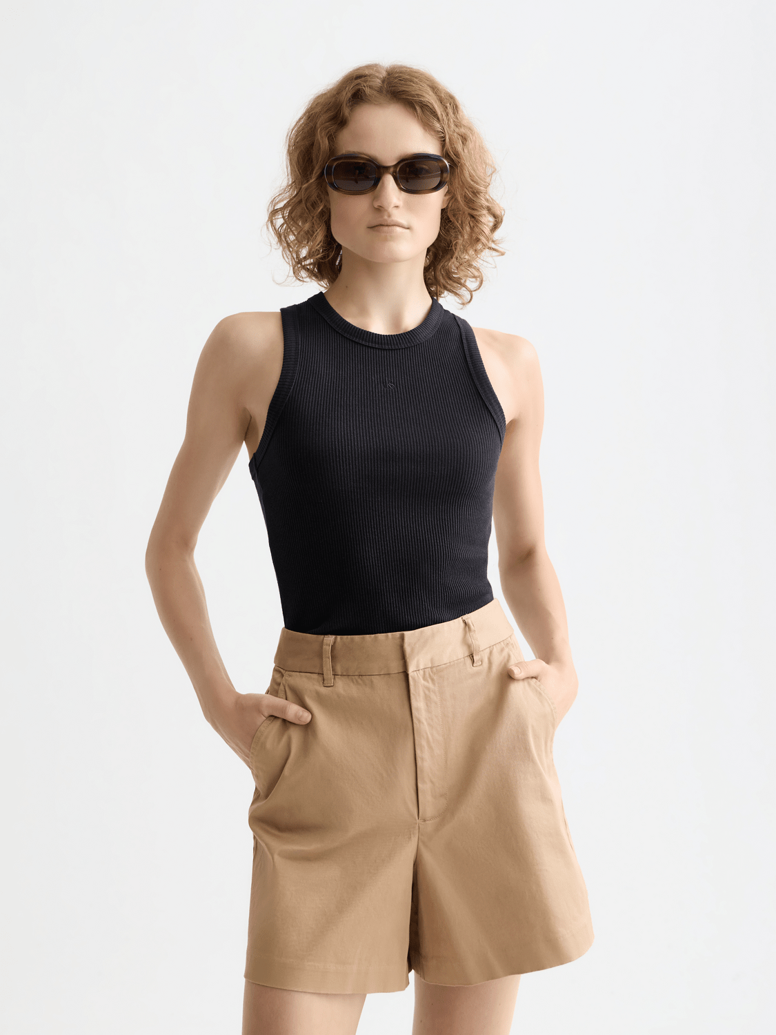 Core Rib Racer Tank - Scotch & Soda South Africa