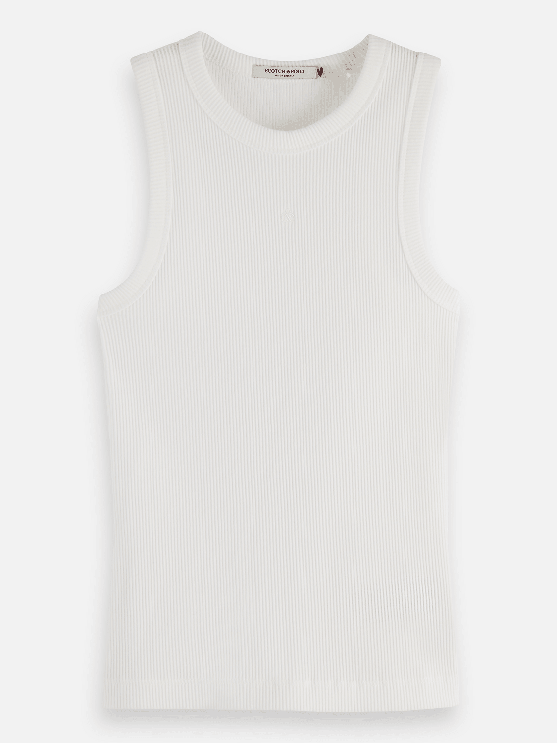 Core Rib Racer Tank - Scotch & Soda South Africa