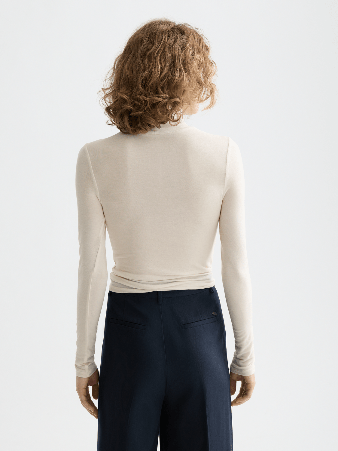 Core Roll Up Neck Long Sleeve T-Shirt - Scotch & Soda South Africa