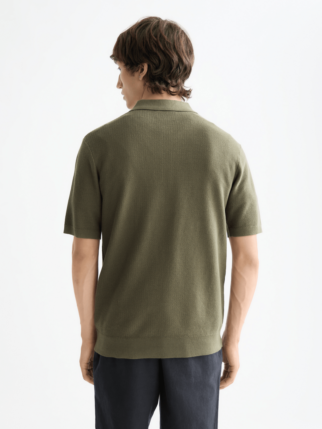 Core - Structured Knitted Regular-Fit Polo - Scotch & Soda South Africa