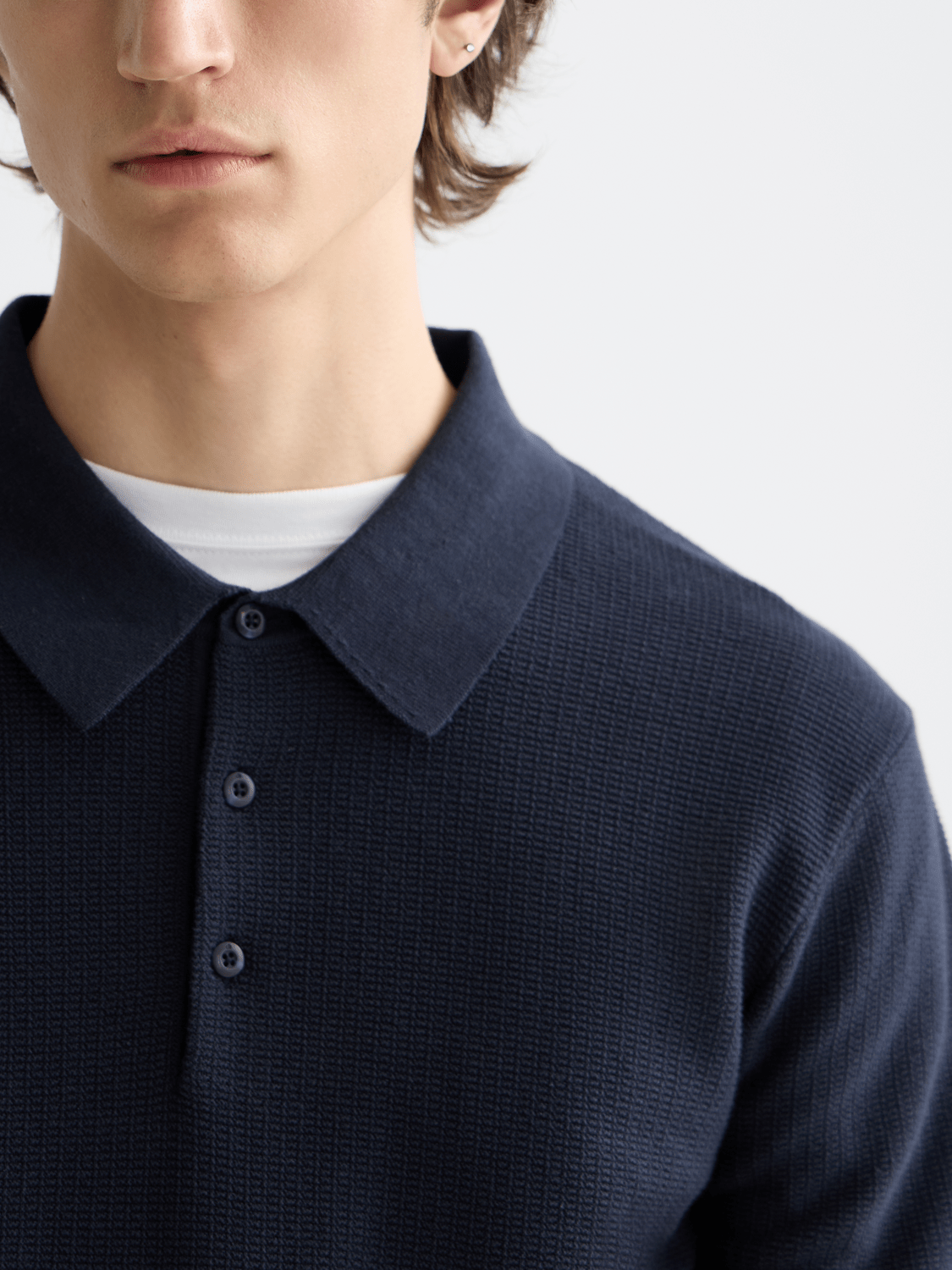 Core - Structured Knitted Regular-Fit Polo - Scotch & Soda South Africa