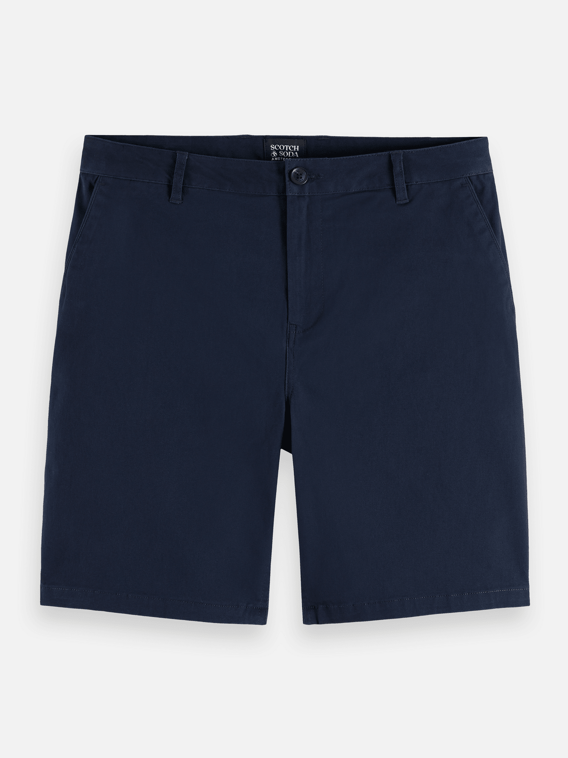 Core Stuart Cotton-Blend Twill Regular-Fit Short - Scotch & Soda South Africa