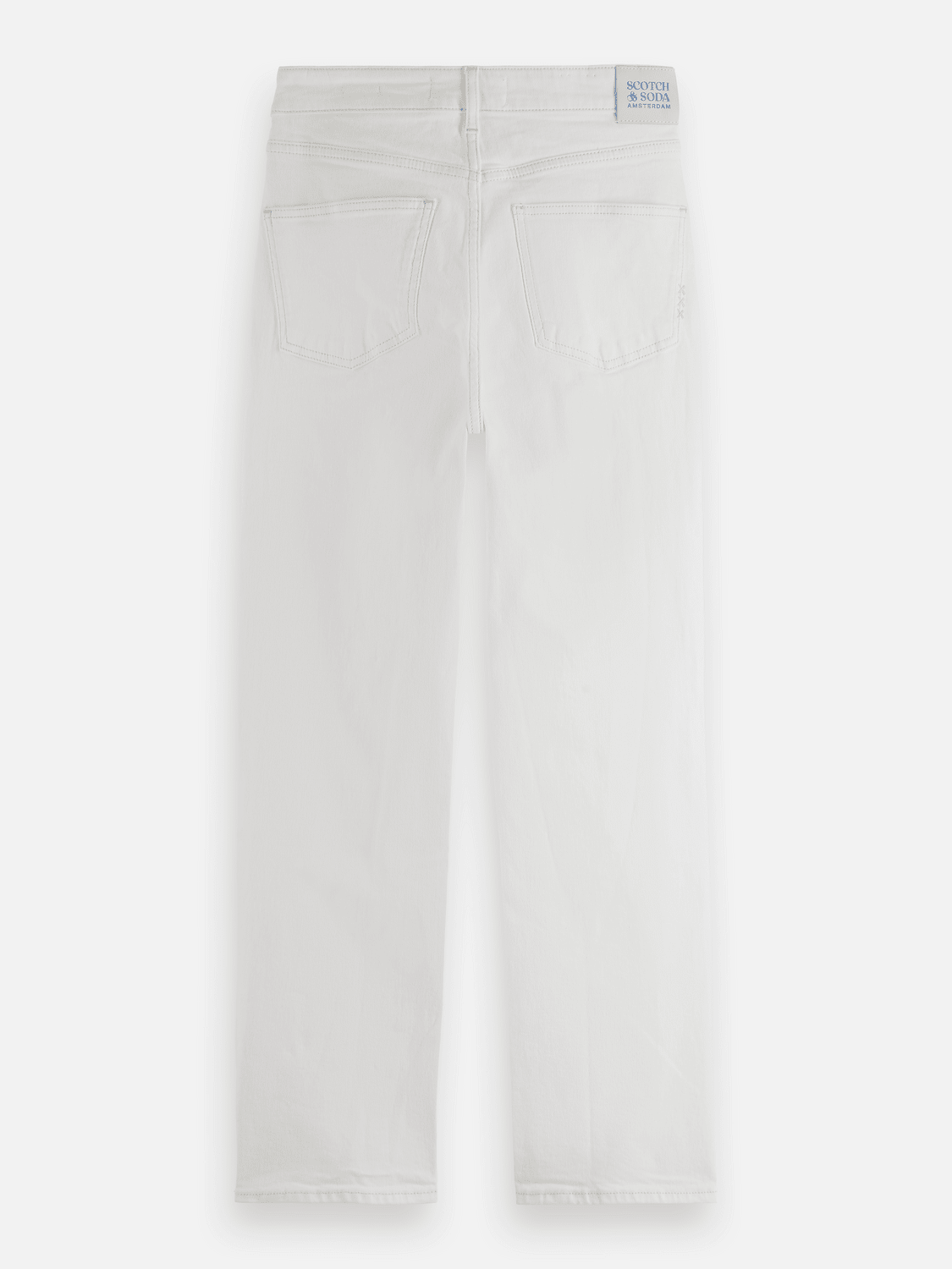 Core The Sky Straight Jeans — Cool White - Scotch & Soda South Africa