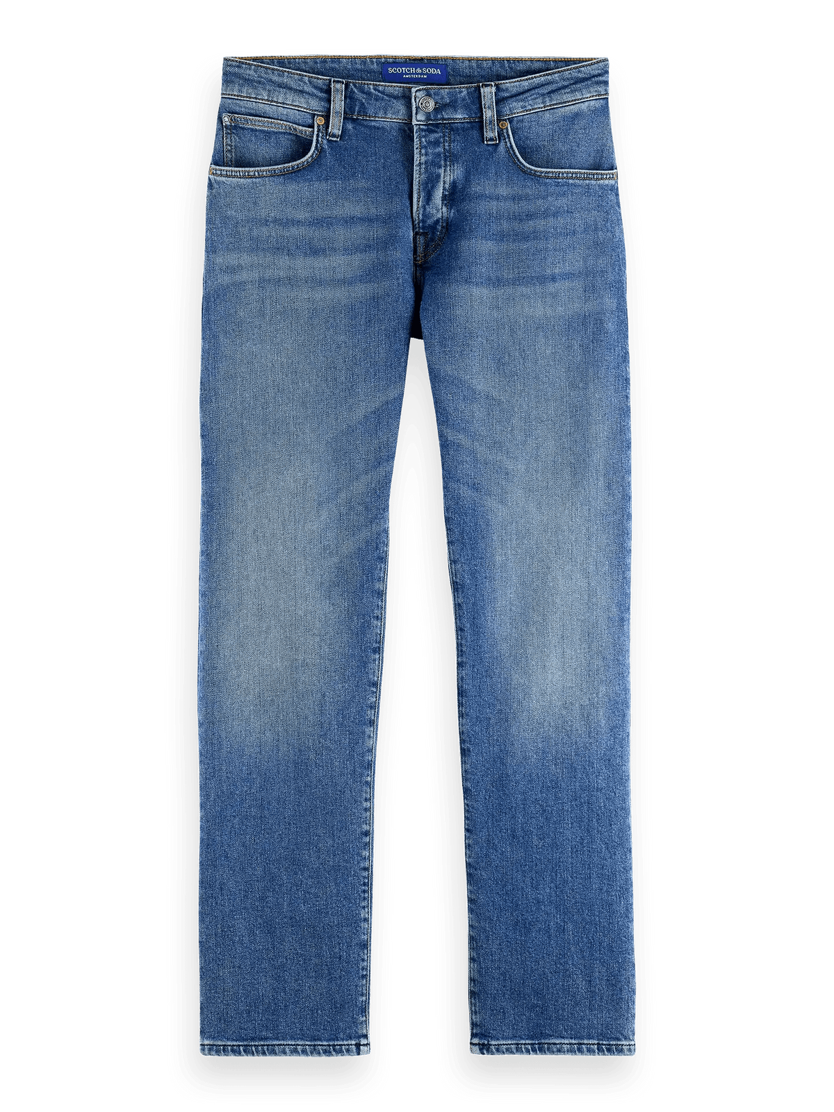 Core The Zee Straight Fit Jeans - Blue Moves - Scotch & Soda South Africa