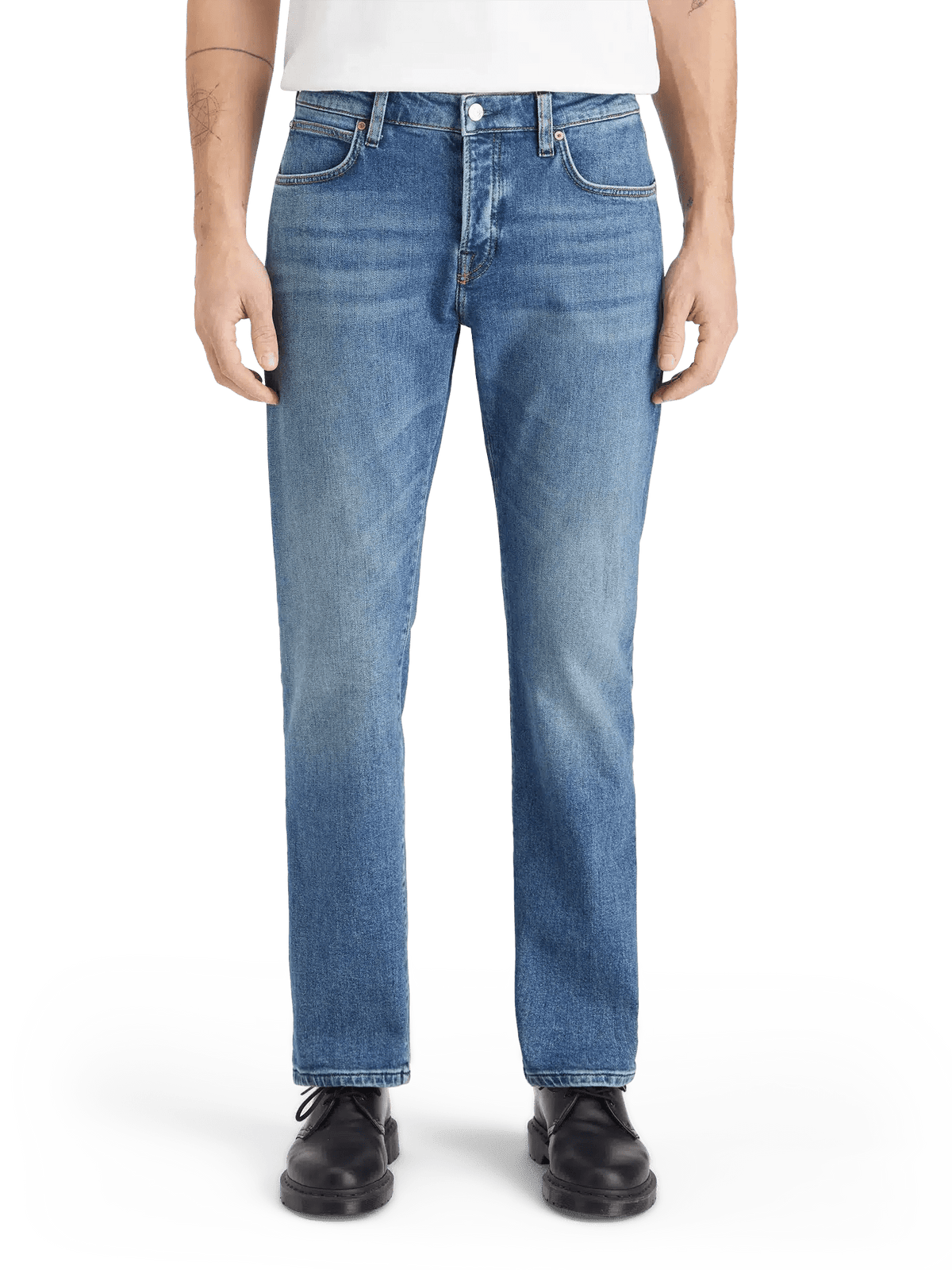 Core The Zee Straight Fit Jeans - Blue Moves - Scotch & Soda South Africa