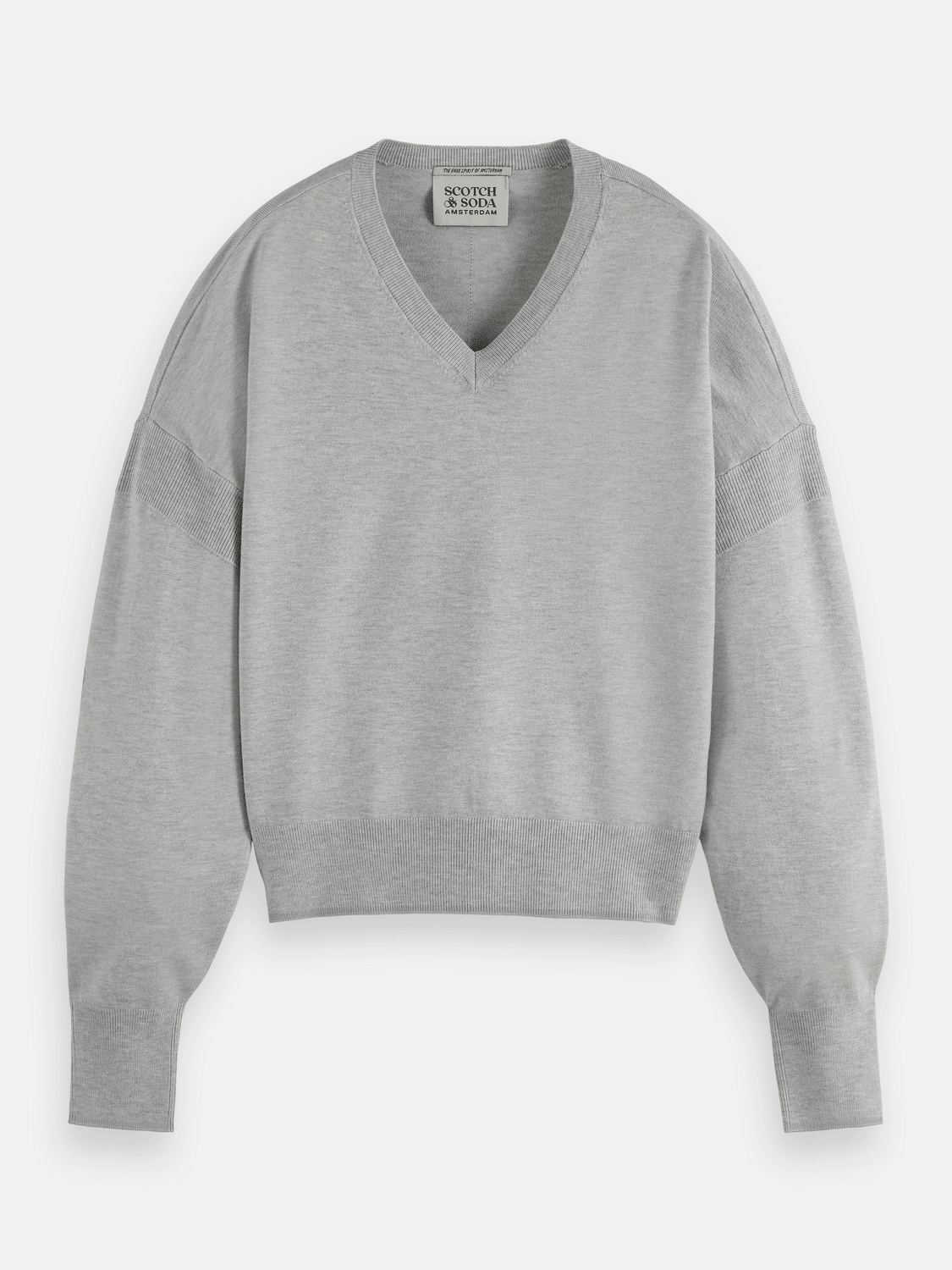 Core V-Neck Relaxed Pullover - Scotch & Soda South Africa