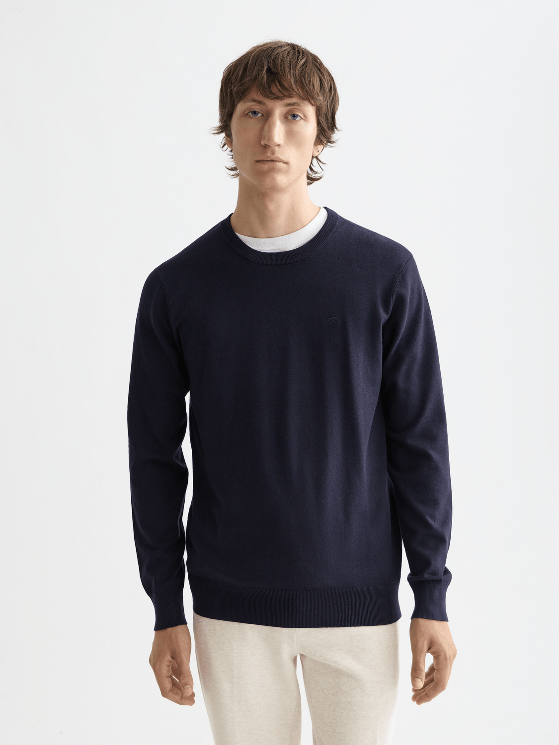 Core - Viscose Pullover Crewneck - Scotch & Soda South Africa