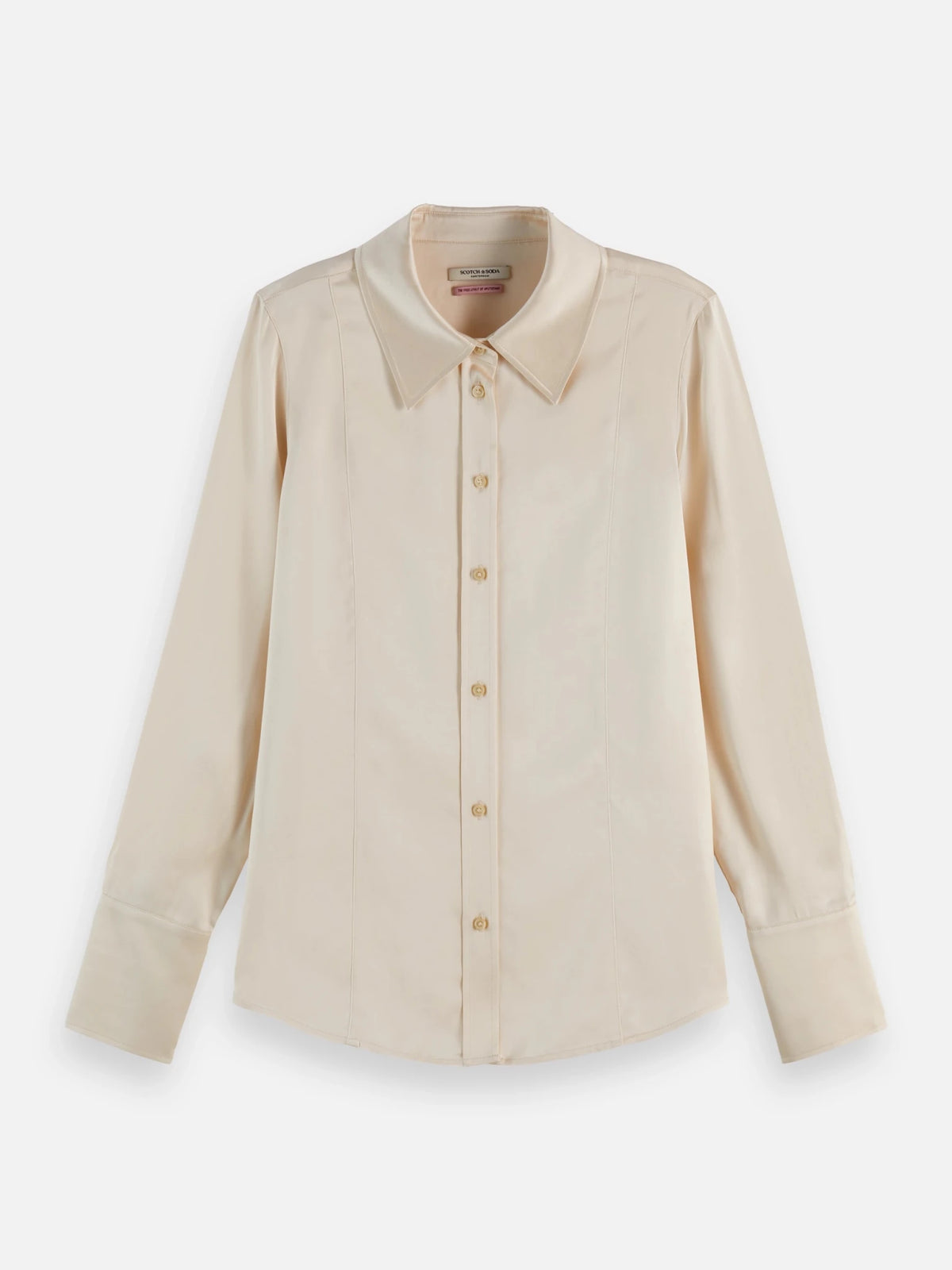 Core Viscose Satin Shirt - Scotch & Soda South Africa