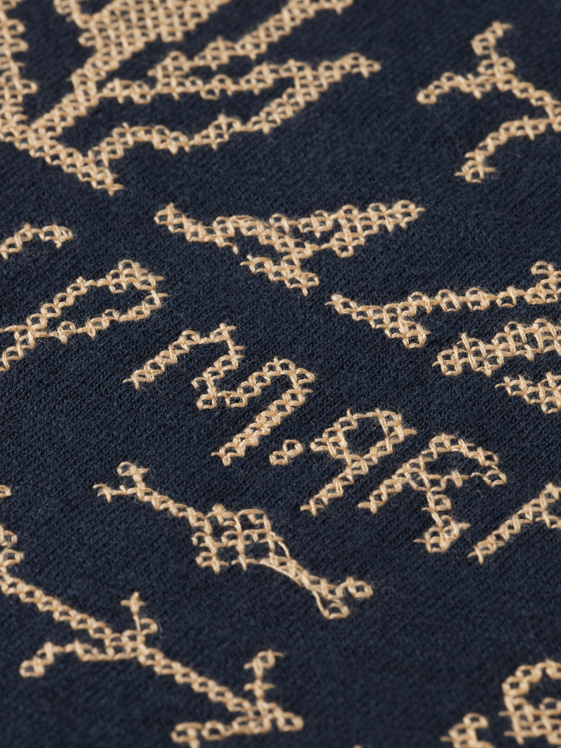 Cross Stitch Artwork Relaxed-Fit Sweatshirt - Scotch & Soda South Africa
