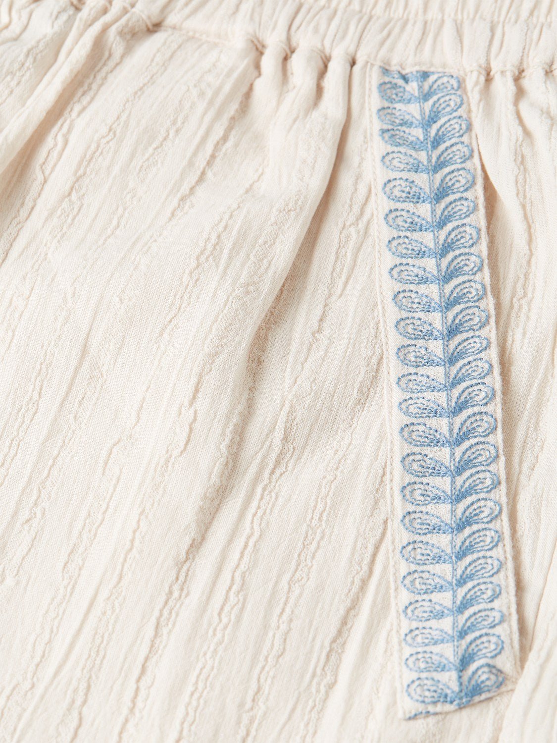 Embroidered Cotton Crepe Shorts - Scotch & Soda South Africa