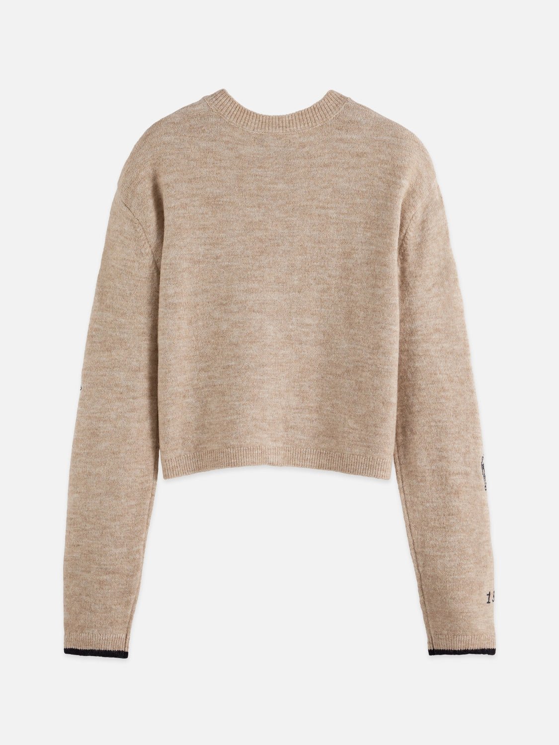 Embroidered Crew Neck Cardigan - Scotch & Soda South Africa