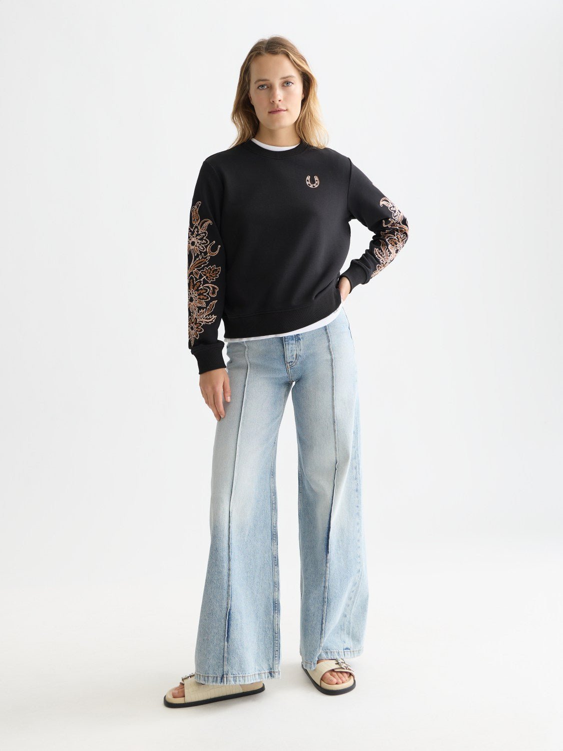 Embroidered Regular-Fit Sweatshirt - Scotch & Soda South Africa