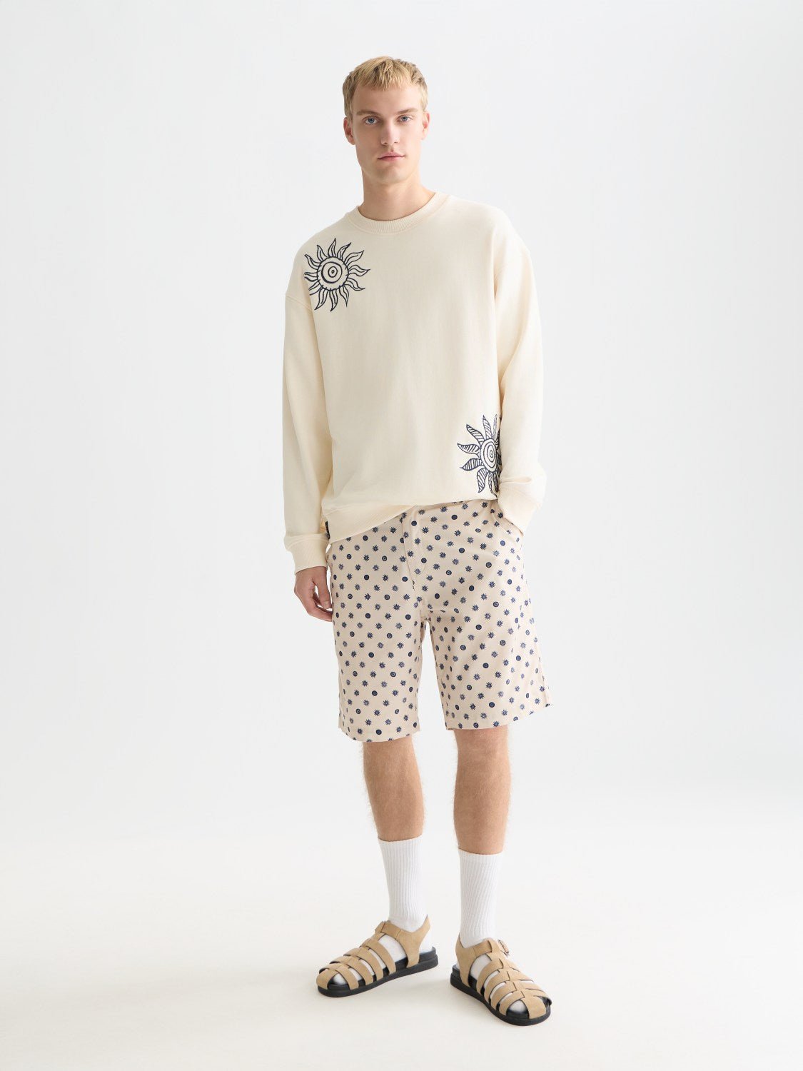 Embroidered Relaxedfit Sweatshirt - Scotch & Soda South Africa