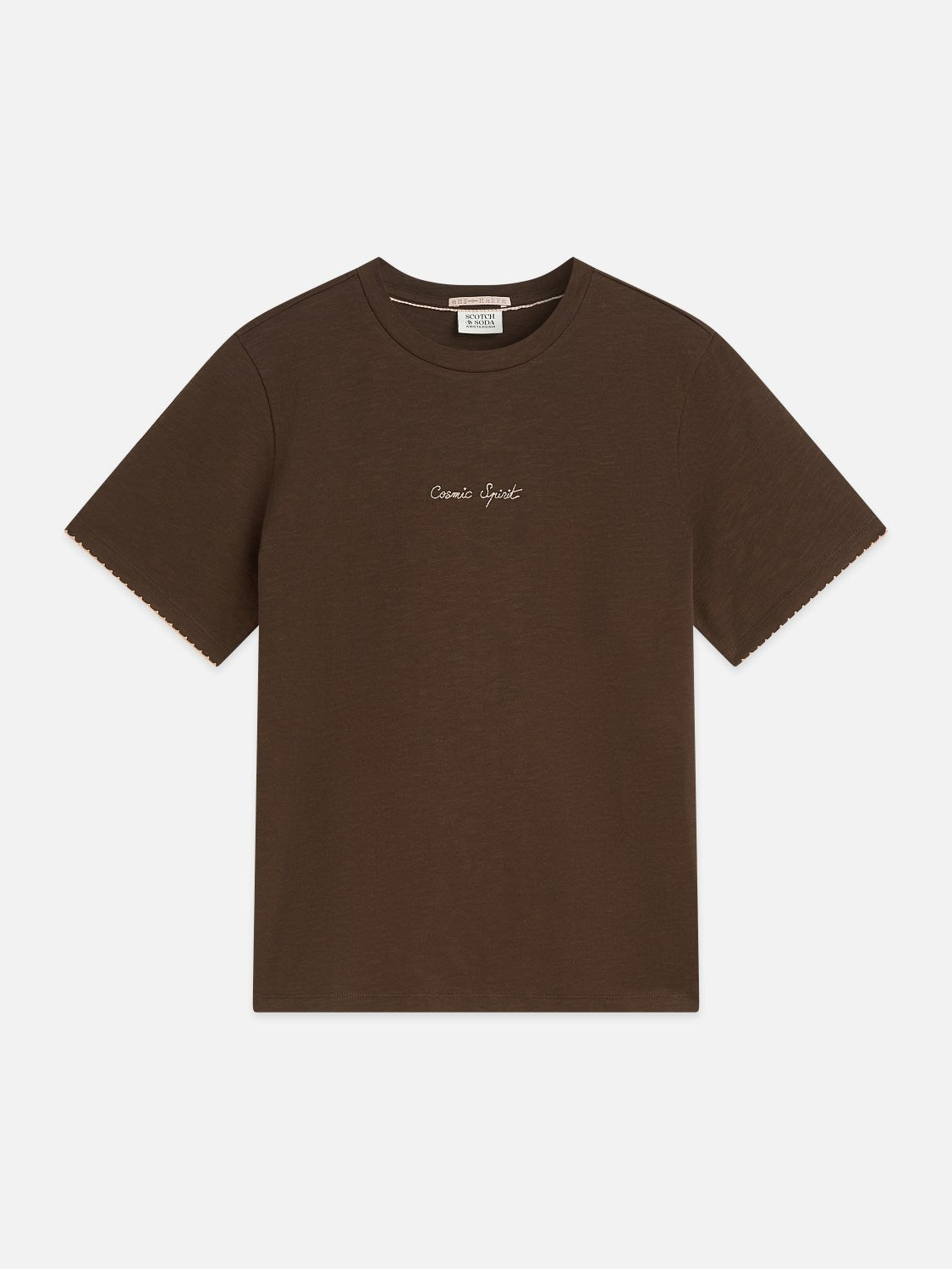 Embroidered Slub Regular-Fit T-Shirt - Scotch & Soda South Africa