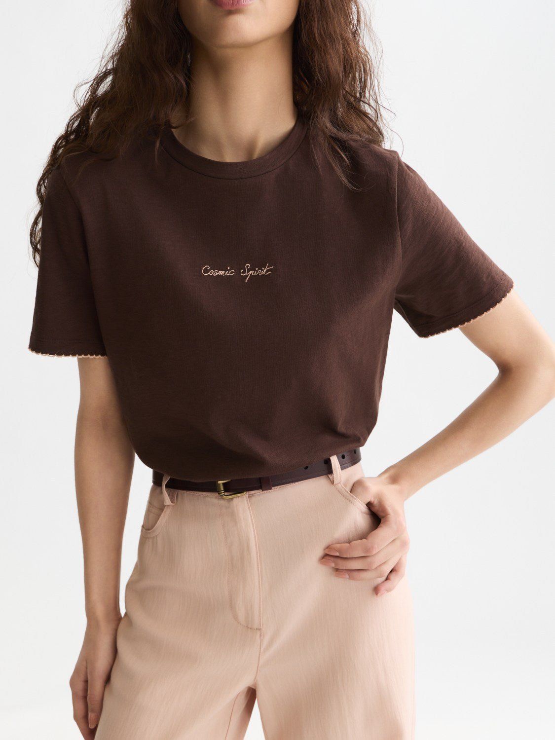 Embroidered Slub Regular-Fit T-Shirt - Scotch & Soda South Africa