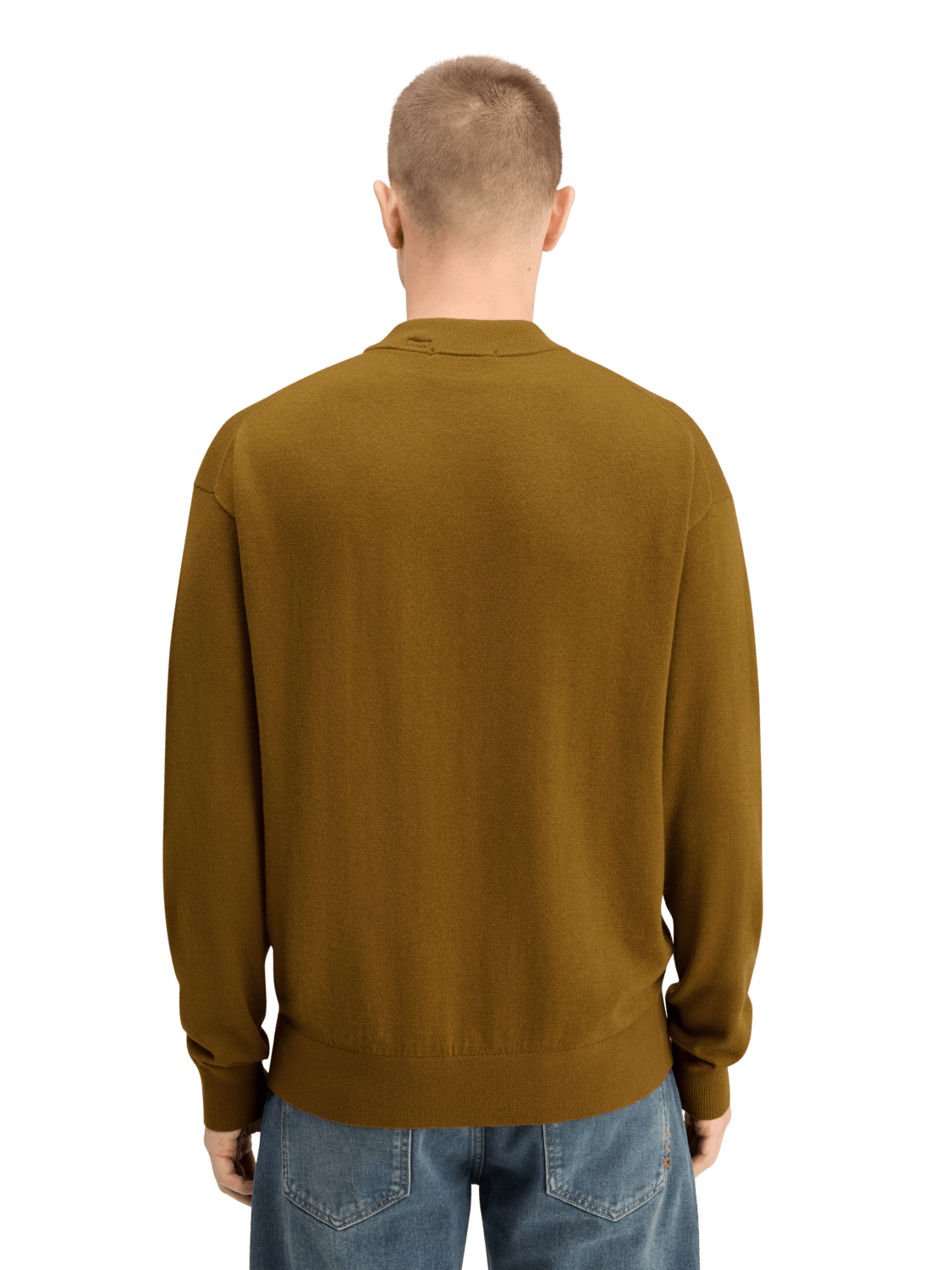 Essential Dropped Shoulder Mock Neck Sweater - Scotch & Soda South Africa