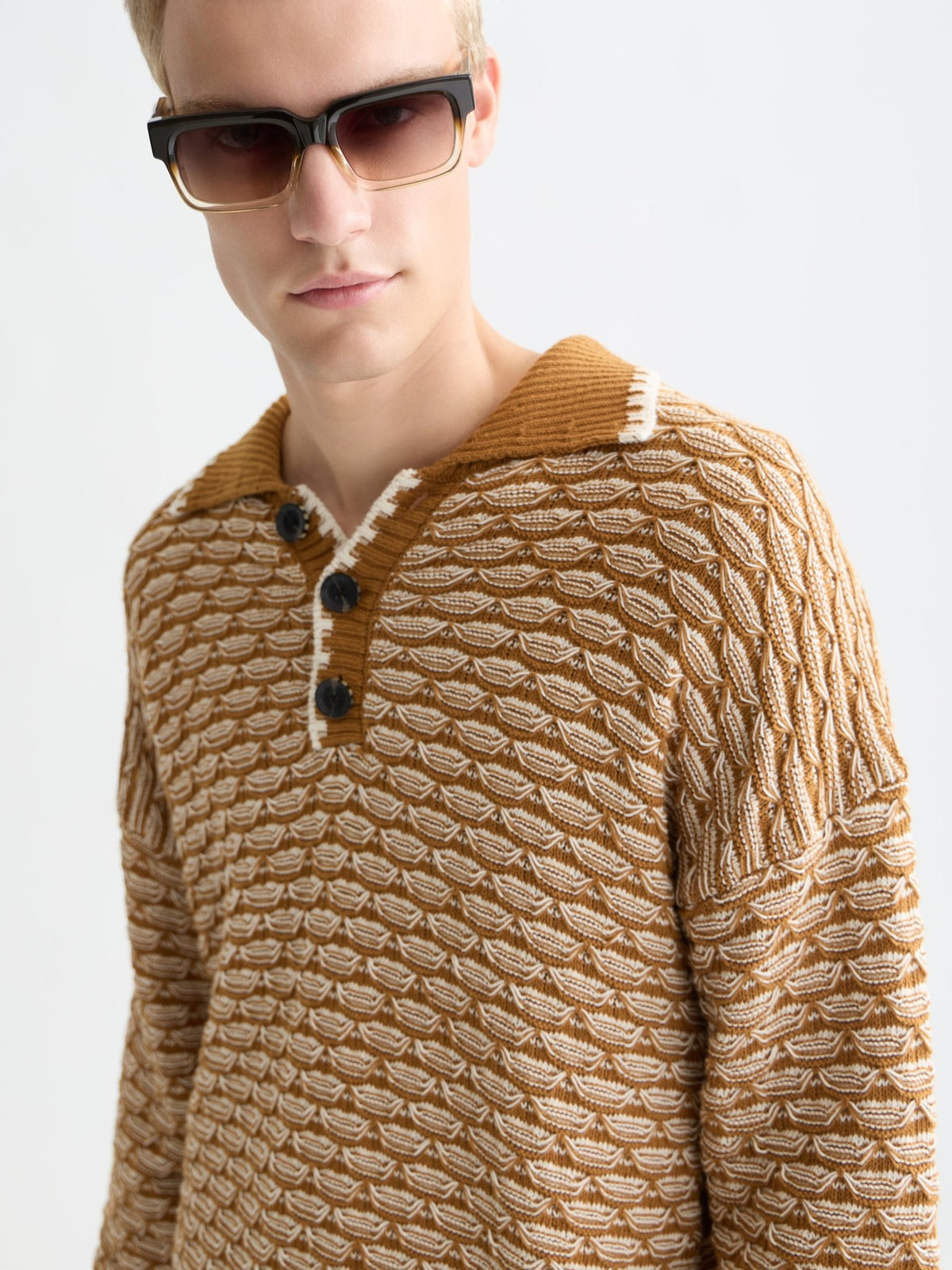Extra Dropped Shoulder Structure Polo - Scotch & Soda South Africa