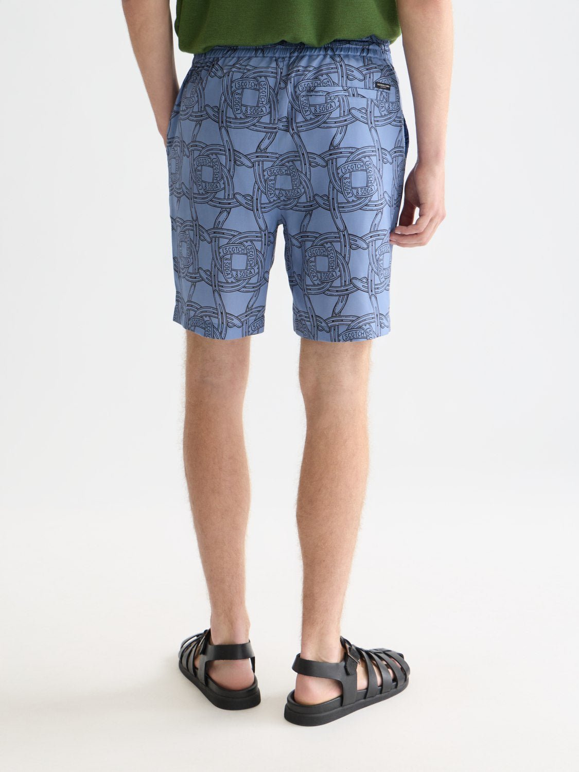 Fave Printed Tencel Relaxedfit Bermuda Shorts - Scotch & Soda South Africa