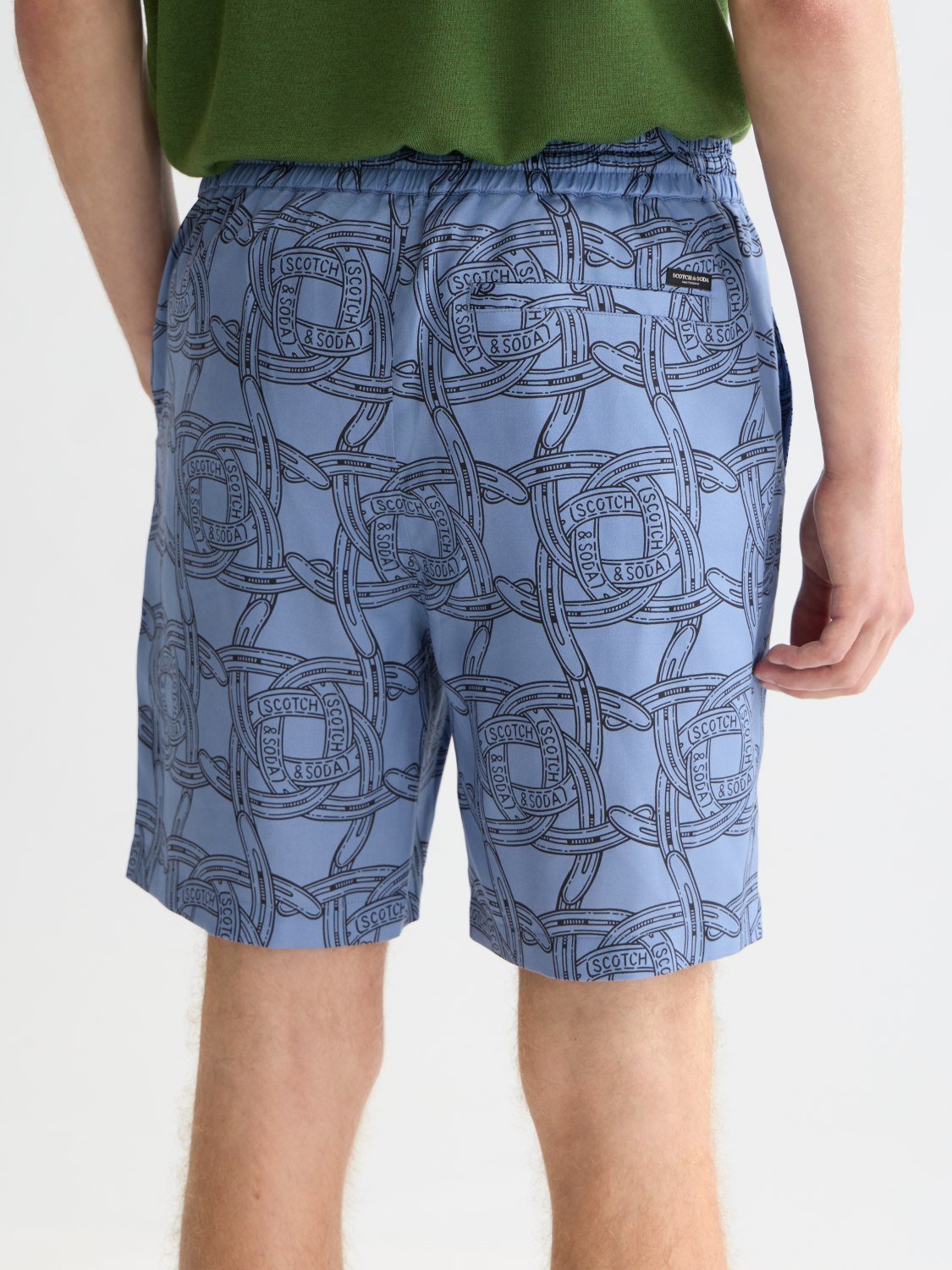 Fave Printed Tencel Relaxedfit Bermuda Shorts - Scotch & Soda South Africa