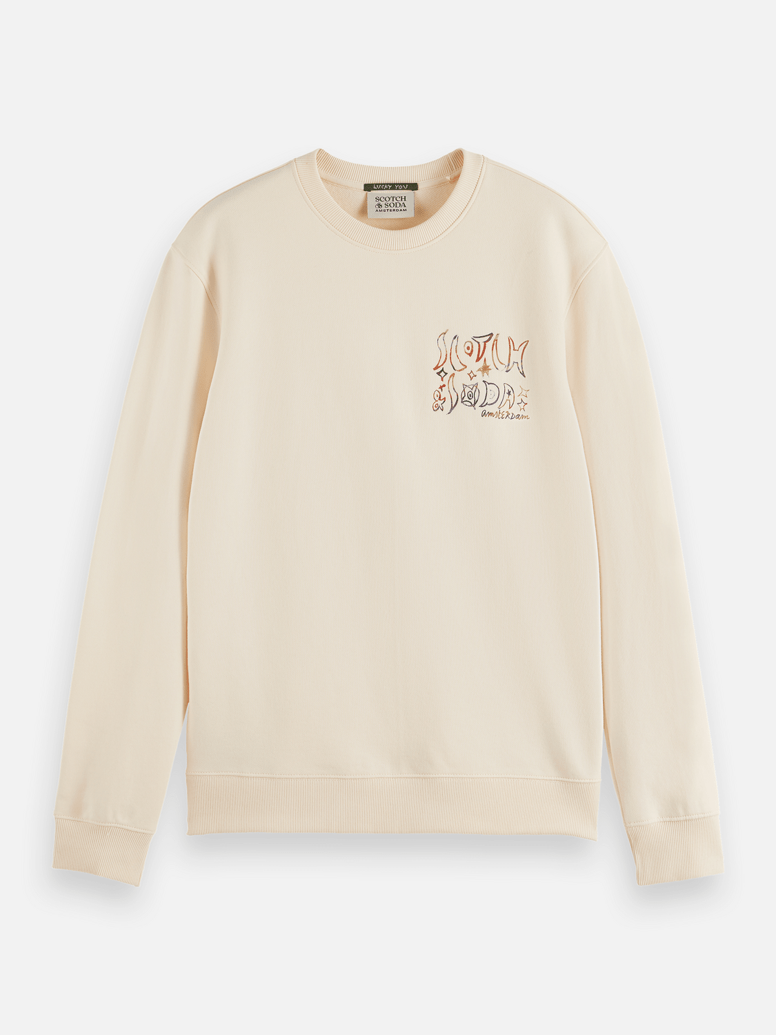 Front And Back Artwork Regular-Fit Sweatshirt - Scotch & Soda South Africa